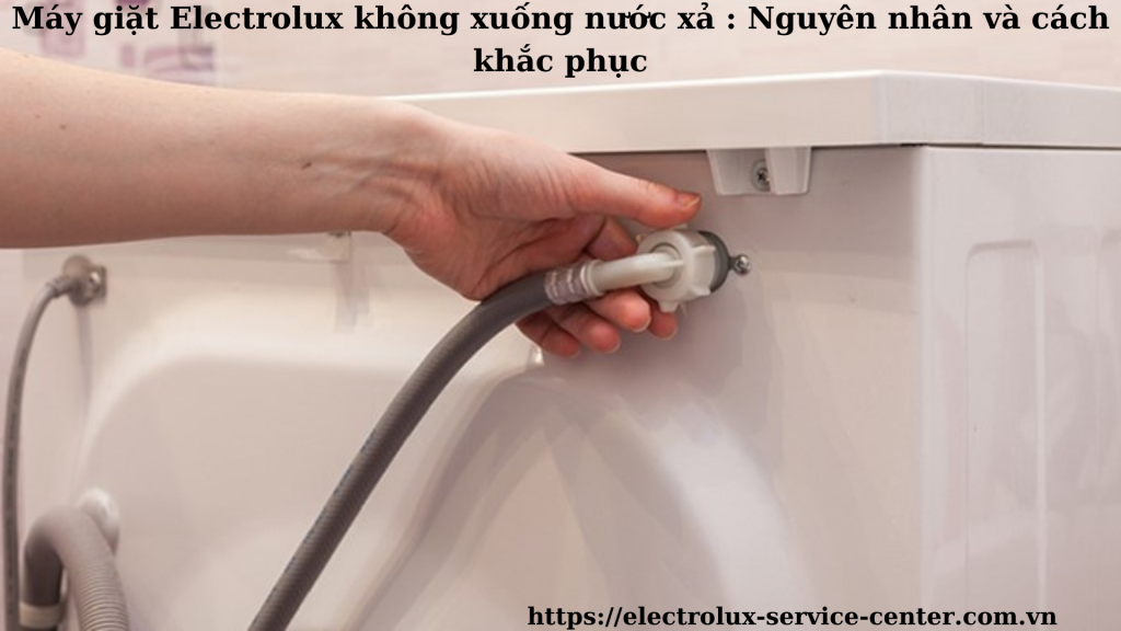 Máy giặt Electrolux không xuống nước xả : Nguyên nhân và cách khắc phục