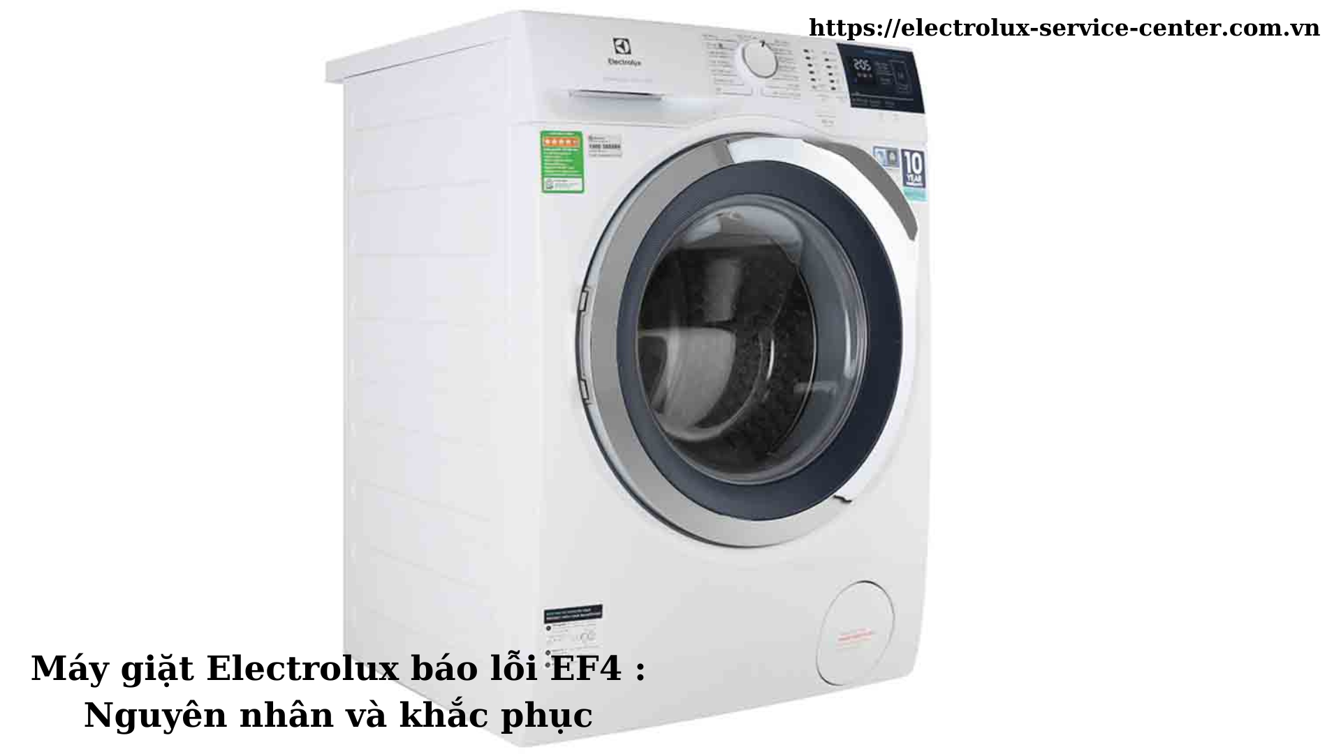 Máy giặt Electrolux báo lỗi EF4 : Nguyên nhân và khắc phục